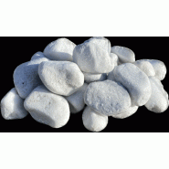 Galet 25/40 Carrare blanc - Aménagement paysagé et décoratif