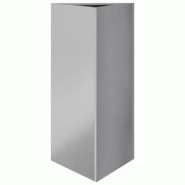Helloshop26 - Jardinière bac lit surélevé plantes fleurs terrasse jardin triangulaire 40 x 34,5 x 70 cm acier galvanisé Argent 02_0038812 - 300021 Helloshop26 - Jardinière bac lit surélevé plantes fleurs terrasse jardin triangulaire 40 x 34,5 x 70 cm acier galvanisé Argent 02_0038812 - 300021