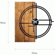 Horloge en bois et métal Clock Cercle Hanah Home - marron 8683342261241 Horloge en bois et métal Clock Cercle Hanah Home - marron 8683342261241