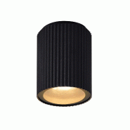 Nordlux Plafonnier KYKLOP Ripple Aluminium Noir, H.10,5 IP54 GU10 / Extérieur - noir aluminium 5704924023477 Nordlux Plafonnier KYKLOP Ripple Aluminium Noir, H.10,5 IP54 GU10 / Extérieur - noir aluminium 5704924023477