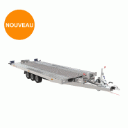 Porte voiture SARIS AT 580 200 3 K - basculement hydraulique - 3 essieux - PTAC : 3500 kg - 580 x 200 cm - Référence -AA2354520
