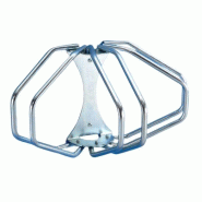 Range vélos - Tube Ø16mm - Rangement des vélos sur 120° - Réglable en angle_0
