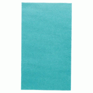 Serviette en ouate gaufré 2 plis turquoise 1/6 33x40cm - par 2000