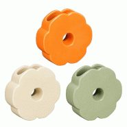 Vase fleur en céramique 14x4,5x13,5 cm - par 3