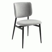 AC ANGEL CERDA Angel Cerdá Chaise en tissu gris clair 4147C 48 x 60 x 83 - gris textile 8435631027812 AC ANGEL CERDA Angel Cerdá Chaise en tissu gris clair 4147C 48 x 60 x 83 - gris textile 8435631027812
