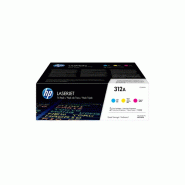 Cartouche HP 312A toner Cyan Tri-Pack