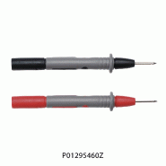 CHAUVIN ARNOUX - Jeu de 2 pointes de touche surmoulées 2mm - 1 rouge et 1 noire - pour installations CAT 2 300V