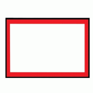 Etiquettes Coliris Printex - bord rouge 26x19mm - par 10 rouleaux de 700 étiquettes