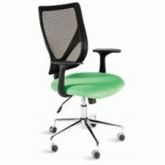 Fauteuil en maille Conakry - basculement centré, réglage de tension et pied en acier chromé Fauteuil en maille Conakry - basculement centré, réglage de tension et pied en acier chromé