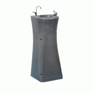 Fontaine à eau sur réseau pour extérieur - Fixation au sol ou lestage - Débit 100L/h - Coloris gris granite Fontaine à eau sur réseau pour extérieur - Fixation au sol ou lestage - Débit 100L/h - Coloris gris granite