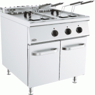 Friteuse professionnelle électrique 2 cuves 22 l - 800x900x900 mm - P7178.3060