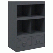 Helloshop26 - Buffet bahut commode armoire meuble de rangement organisateur cuisine salle de séjour salon haut 67 x 39 x 95 cm acier 02_0032203 - 300 Helloshop26 - Buffet bahut commode armoire meuble de rangement organisateur cuisine salle de séjour salon haut 67 x 39 x 95 cm acier 02_0032203 - 300