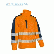 Veste de sécurité haute visibilité - Softshell coupe-vent et anti-pluie en polyester stretch mécanique - 5 poches - Class 3 - Hotaru Coverguard_0