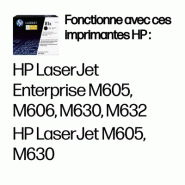 HP 81X toner LaserJet noir authentique grande capacité