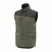 Lafont - Bodywarmer de travail mixte sans manches HAMMER Kaki / Gris Foncé Taille M - M vert 3609705677486 Lafont - Bodywarmer de travail mixte sans manches HAMMER Kaki / Gris Foncé Taille M - M vert 3609705677486