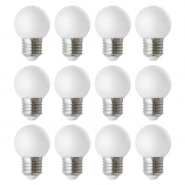 Lampe kit 12 portofino ip20 e27 led bulb 12x3w 3000k opal