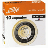 LE PARFAIT Boite 10 Capsules 110 mm - Familia.Wiss - 035-1239478