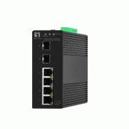 LevelOne Hilbert 6-Port Gigabit Smart Lite Switch, 4 x Gigabit RJ45, 2 x Gigabit SFP, Managed, L2, Gigabit Ethernet (10/100/1000), Full Duplex - IGS-2