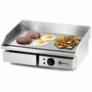 Plancha Industrielle Électrique 55 cm WORLDMAI pour CHR. Plaque à Snacker Pro à Poser Cuisine Bar et Restaurant. - PA50-WM