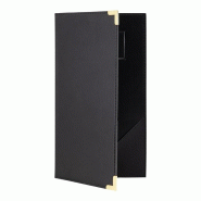 Porte-addition en cuir Securit Classic noir_0