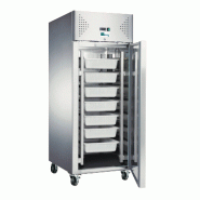 Armoire réfrigérée inox positive spéciale poisson - 600 litres - Groupe tropicalisé - Froid statique avec ventilateur Armoire réfrigérée inox positive spéciale poisson - 600 litres - Groupe tropicalisé - Froid statique avec ventilateur
