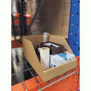Bac à bec en carton ondulé - 180904 – 40 x 10 x 11 cm Bac à bec en carton ondulé - 180904 – 40 x 10 x 11 cm