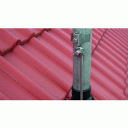 Colliers de serrage pour antennes - l330 x l25 x p0,3 mm / ø 16-89 mm