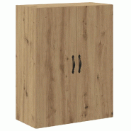 Helloshop26 - Armoire murale élégante design intemporel 69,5 x 34 x 90 cm en bois d'ingénierie chêne artisanal 02_0051157 - Bois massif 3000236763776