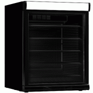 Réfrigérateur 1 porte en verre Noir professionnelsens ouverture porte gauche  Combisteel - 7464.0093 - noir 7464.0093