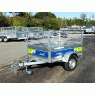 Remorque bagagère LIDER BAG 170 - 170 x 122 cm - PTAC : 500Kg - FOURGON_C700 ALU