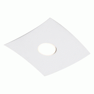 ROSSINI ILLUMINAZIONE Plafonnier Spinnaker 1 Élément, Plafonnier Et Applique Led, Douille Gx53, Design Moderne, Finition Blanche, Ip20 - Groupe Ross