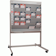 Tableau d'organisation H1945xl1550 mm 9 rails mobile EICHNER