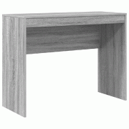 VidaXL Bureau Gris Sonoma 100 x 40 x 76 cm Modèle Azur Marine - 869407
