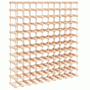 VidaXL Casier à vin pour 120 bouteilles en bois de pin massif 112,5x23x123,5cm - 353754