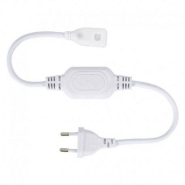 Adaptateur 220v blanc pour bandes led ip65 220v