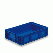 Bac plastique norme RL-KLT 600 x 400 - ultra résistant en polypropylène, gerbable avec fond ajouré Bac plastique norme RL-KLT 600 x 400 - ultra résistant en polypropylène, gerbable avec fond ajouré