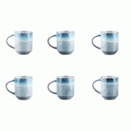 Bjorn Mug GENESIS 40cl - 6 pièces - Mer - bleu 3760293967806 Bjorn Mug GENESIS 40cl - 6 pièces - Mer - bleu 3760293967806