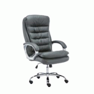 CLP Fauteuil de bureau Big Vancouver similicuir Gris - gris polyester 191174808 CLP Fauteuil de bureau Big Vancouver similicuir Gris - gris polyester 191174808