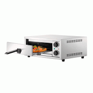 Four à pizza électrique pour 1 pizza - Ø 34 cm - Minuterie et chaleur voûte/sole Four à pizza électrique pour 1 pizza - Ø 34 cm - Minuterie et chaleur voûte/sole