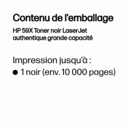 HP 59X Toner noir LaserJet authentique grande capacité_0