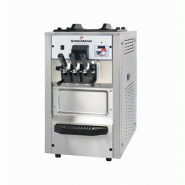 Machine à glace soft à poser 2x12L 2 parfums +1 mixte 30L/h
