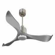 PURLINE Ventilateur de plafond Réversible  Thermostat Dimmable Wifi Moteur à courant continu Toits en pente Télécommande Lumière à trois tons M�