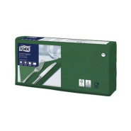 Serviettes de table en papier Lunch Tork, coloris vert sapin, le colis de 200, 477214 Serviettes de table en papier Lunch Tork, coloris vert sapin, le colis de 200, 477214