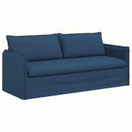 VidaXL Canapé Bleu 196 x 82 x 85 cm tissu Modèle Atlas Master Design - 42024531