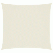 VidaXL Voile de parasol tissu oxford carré 4x4 m crème Modèle Jardin Omega Plus - beige 135194