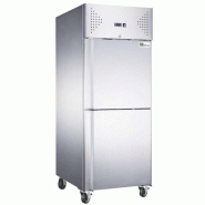 Armoire réfrigérée négative 700L GN 2/1 2 Demi-Portes pleine extérieur INOX AFI Collin-Lucy