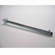 Bras droit L40cm pour barre de charge - tube 30x15mm - zingué - Finition chromé - Acier