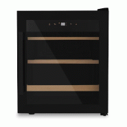Les Petits Champs CAVCB15 - cave de conservation 15 bouteilles pose libre - noir aluminium CAVCB15