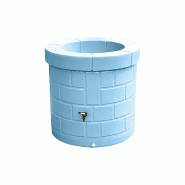 PLAST'UP ROTOMOULAGE Puits récupérateur d'eau de pluie 340l - BLEUPASTEL - bleu 0637962081428