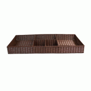 Présentoir 5 cases Plast 120x60 - Présentoir 5 cases Plast 120x60 -